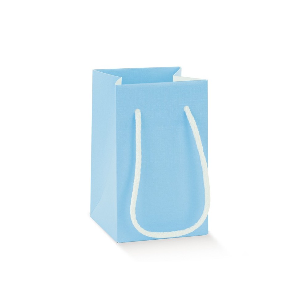 SHOPB.C 70X70X120 FIBRA AZZURRO